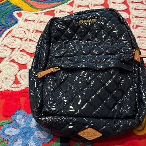 MZ Wallace backpack in barely worn condition. Dawn laquer colour.